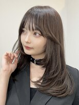 ディーバ 銀座(D.I.E.V.A)&nbsp;20代30代40代大人可愛い くすみカラー ロングレイヤー透け感ヘア