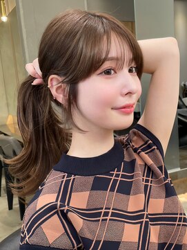 ロンドホットリップ 立川(Lond hot lip) ☆姫カットレイヤー/くすみベージュ/韓国風巻き/立川レイヤー