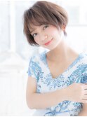 斜めバングフェイスフレーミング小顔ミニボブh4越谷20代30代40代