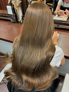 ナナナパレナ 梅田店(nanana parena) 透明感抜群ミルクティーベージュ/髪質改善/艶髪