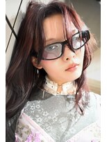 キジ(KIJI)&nbsp;フェイスレイヤー/レイヤー/レッド/レッドブラウン/ワイドバング