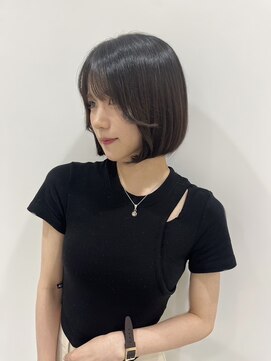 サボ(sabo) 韓国ヘア/顔まわり/韓国レイヤー/前髪カット/小顔/韓国風