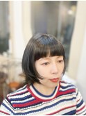 レディースショート外はねレイヤー