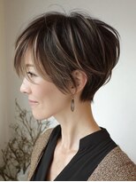 ハーツ(Heart's)&nbsp;ショート×白髪ぼかしハイライト