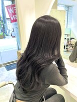 リュール バイ ヘッドライト 北千住店(lueur by HEADLIGHT)&nbsp;ワインレッド×韓国巻き髪