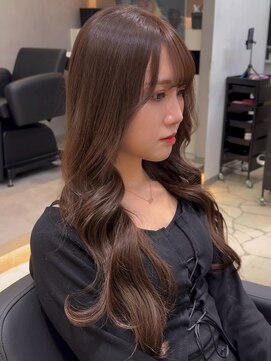 ラピステン 福岡天神 大名店(Lapis) ココアブラウン/エクステロング/韓国ヘア