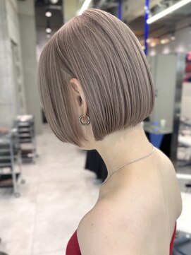 サンクプロジェクト(cinq PROJECT) 原宿韓国顔まわりミルクティーベージュミルクティーグレージュ