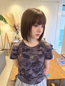 チョコブラウン/ボブ