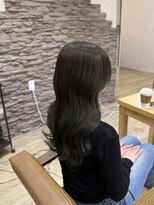 ヘア カンパニー トワ 千葉店(TOWA)&nbsp;千葉/千葉駅/ダブルカラー/ダークアッシュ/黒髪/ヘッドスパ