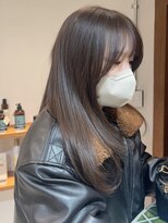 クロ 代官山(CURO) ミルクティーブラウン/ハッシュカット/20代/30代/オリーブ