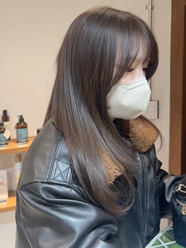 クロ 代官山(CURO) ミルクティーブラウン/ハッシュカット/20代/30代/オリーブ