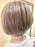 【宮地指名限定】ブリーチ（白髪ぼかしも可）＋オンカラー＋カット　18700