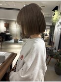 ミルクティーグレージュ*ボブ*奈良/橿原神宮前