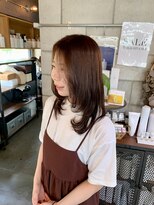 ファスナー(fustener) Natural Brown × Layer Cut