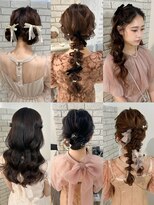 スイ(sui)&nbsp;名古屋駅ヘアセット/ピンクドレスにぴったりなヘア６選です♪