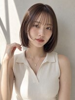 ノア(NOA) 【NOA】ハンサムショート×耳掛けショート×ブラウンベージュ