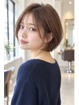 ライクバイコトナ 越谷(RIKE by kotona)&nbsp;レイヤーボブ髪型20代30代40代50代前髪あり前髪なし面長丸顔越谷