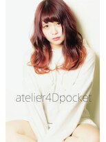 アトリエフォー(atelier 4D pocket)&nbsp;レッド×ピンクグラデーション