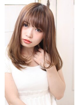 ガランテ(Galante) 清純派ひし形ナチュラルカールくびれミディモーブカラー