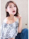 『ぱっつん外ハネ』×『グレージュ』ボブ