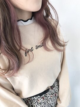 テクライズ 豊橋店(TECHRISE) うすピンクインナーカラー