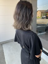 ナンバー(number+)&nbsp;透明感抜群♪20代30代ダブルカラーブリーチオリーブグレージュ