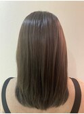ダブルカラー グレージュヘア