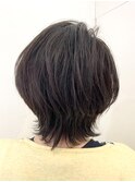 【AMAZING HAIR中沢店/安達】ショートウルフ×ナチュラルピンク