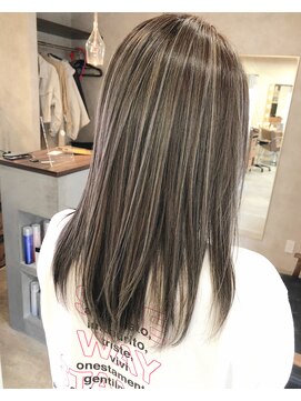 リエンス(RIENS) 【RIENS】ハイライトカラーグレージュ×木村康二