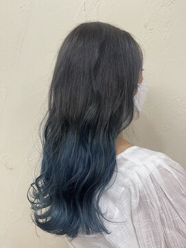レジスタヘアーワークス (REGISTA hair works) ブルーグラデーション◎