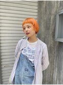 キャロットオレンジボブ