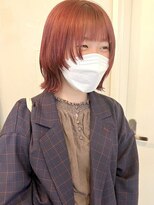 ヒート バイ アンカットラウンジ 渋谷(HEAT by UNCUT&LOUNGE)&nbsp;暖色カラー/ウルフヘア/ケアブリーチ/ボブレイヤー［渋谷］