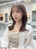 □ 韓国大宮顔周り髪質改善レイヤーカット前髪カットくびれ