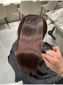 ★グレージュカラー斜めバングデザインカラーシルキー ベージュ