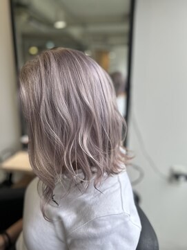 ラフ 難波店(LAFF) #黒髪#ボブルフ#ネビージュ#小顔#ワンレン