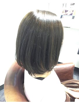 カミケン 方木田店(kamiken.) ブルーアッシュくすみ綺麗ツヤ透明感【カミケン方木田店】