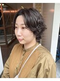ショートヘア/ハンサムショート/ショートパーマ