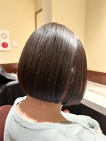 ブラン(Le BLANC)&nbsp;【石崎 枝里】ダークブラウンカラー×丸みボブ