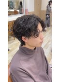波巻きパーマ/マッシュパーマ/束感/波巻き/新宿
