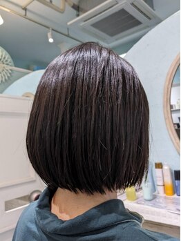 マオヘアー(MAO hair)の写真/優しい薬剤と自社アイロンを用いたMAO独自の縮毛矯正で今まで叶わなかった可愛いフォルムと艶が手に入る☆