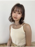 透明感カラー/ロブ/髪質改善トリートメント