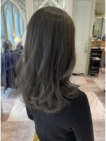 マシェリー バイ ロンド 金山(Ma cherie by Lond)&nbsp;オリーブグレージュ　ブリーチ　ダブルカラー