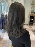 オリーブグレージュ ブリーチ ダブルカラー