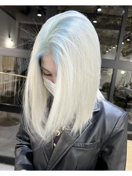 ラキングキョウト(LA KING KYOTO) 10代20代30代40代ボブ韓国風ルーツカラーホワイトカラー