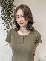 ゼスト 中野店(ZEST)&nbsp;【ZEST中野/武田智海】ブリーチなしで透明感オリーブ