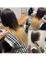 ルフレ 新宿歌舞伎町店(Reflet)&nbsp;エクステでロングウルフ/プルエクステ/ハイトーン