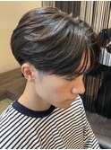 ニュアンスストレート×センターパート