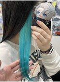 にじさんじ 甲斐田晴 イヤリング インナー ターコイズ ブルー