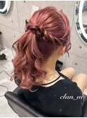 ポニーテール【クランソア】ヘアメ/ヘアセット/心斎橋