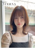 【大人可愛い透明感ミディ】